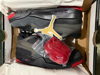Air Jordan 4 RM GS Sneakers Black Red