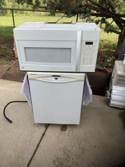 Maytag dishwasher. Ken more microwave
