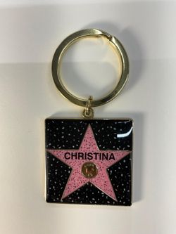 Christina star keychain Hollywood Walk of Fame