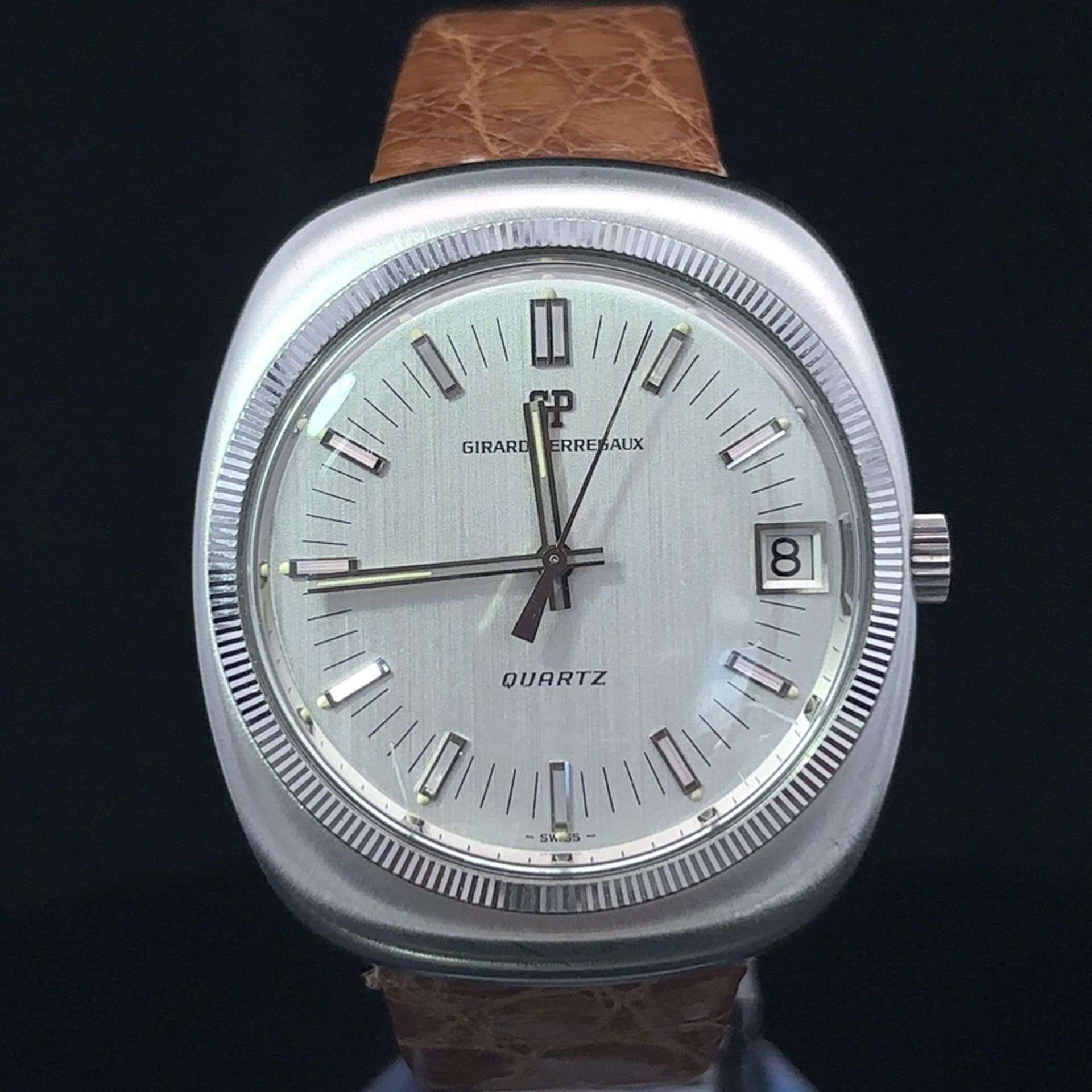 Pre owned Girard Perregaux Quartz NOS Stainless Steel 1970s Non