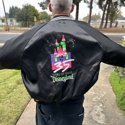 Vintage Disneyland Mickey 35 Years Bomber Jacket