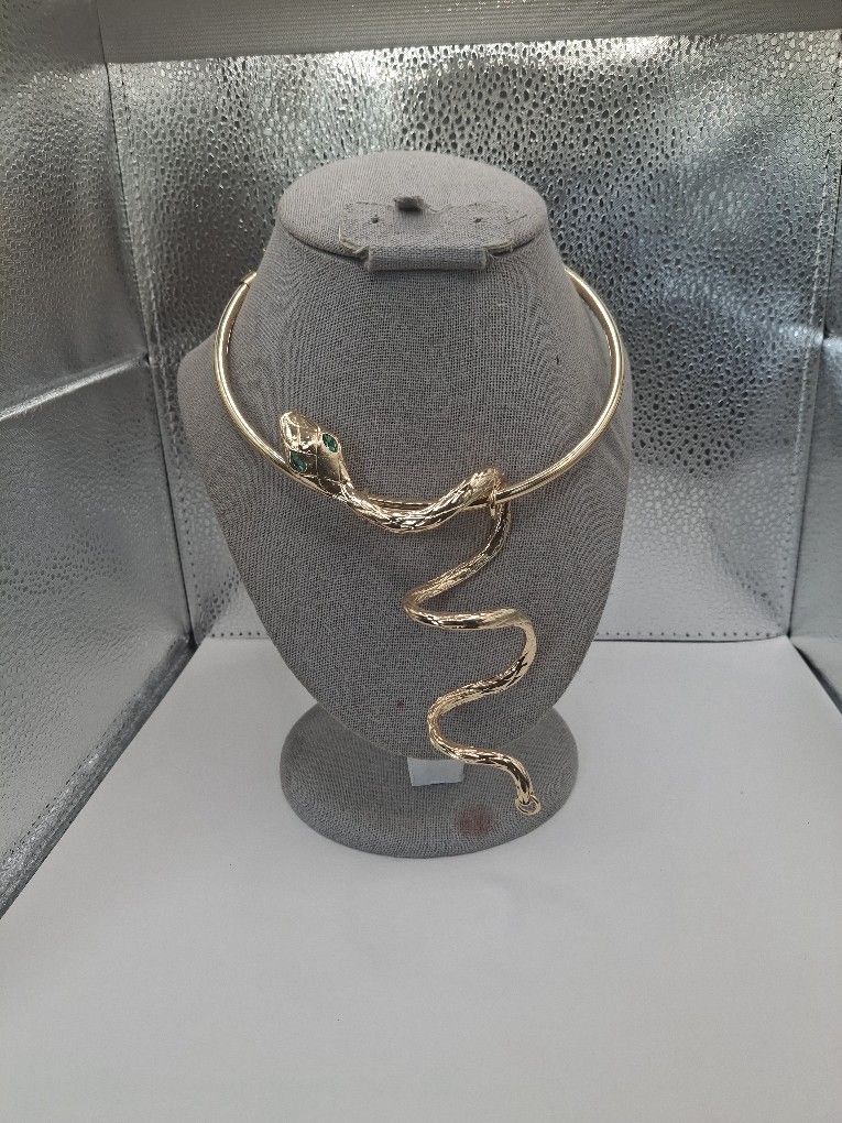 Snake Choker Necklace Set