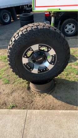 17 INCH WHEELS AND MT TIRES!!!8x170🔥🔥🔥NEED GONE🥺💢