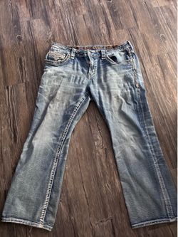 🔥 ROCK REVIVAL REY BOOT JEANS – SIZE 40🔥