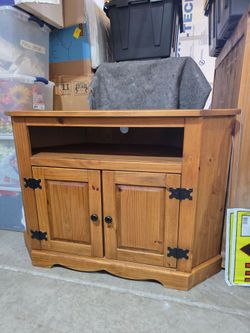 Wood Corner Cabinet