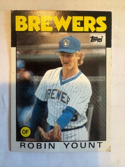 1986 Topps Robin Yount card
