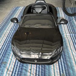 Black Maserati Kids Battery Powered Car 