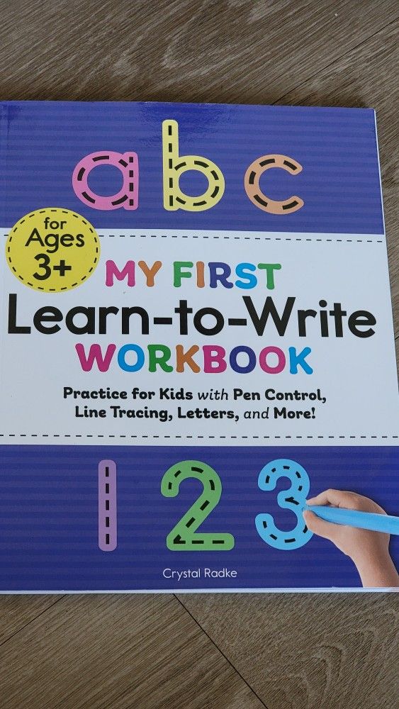 abc "My First Learn-to-Write Workbook"Educational Books