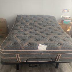 Copper Pillow Top Queen With Frame