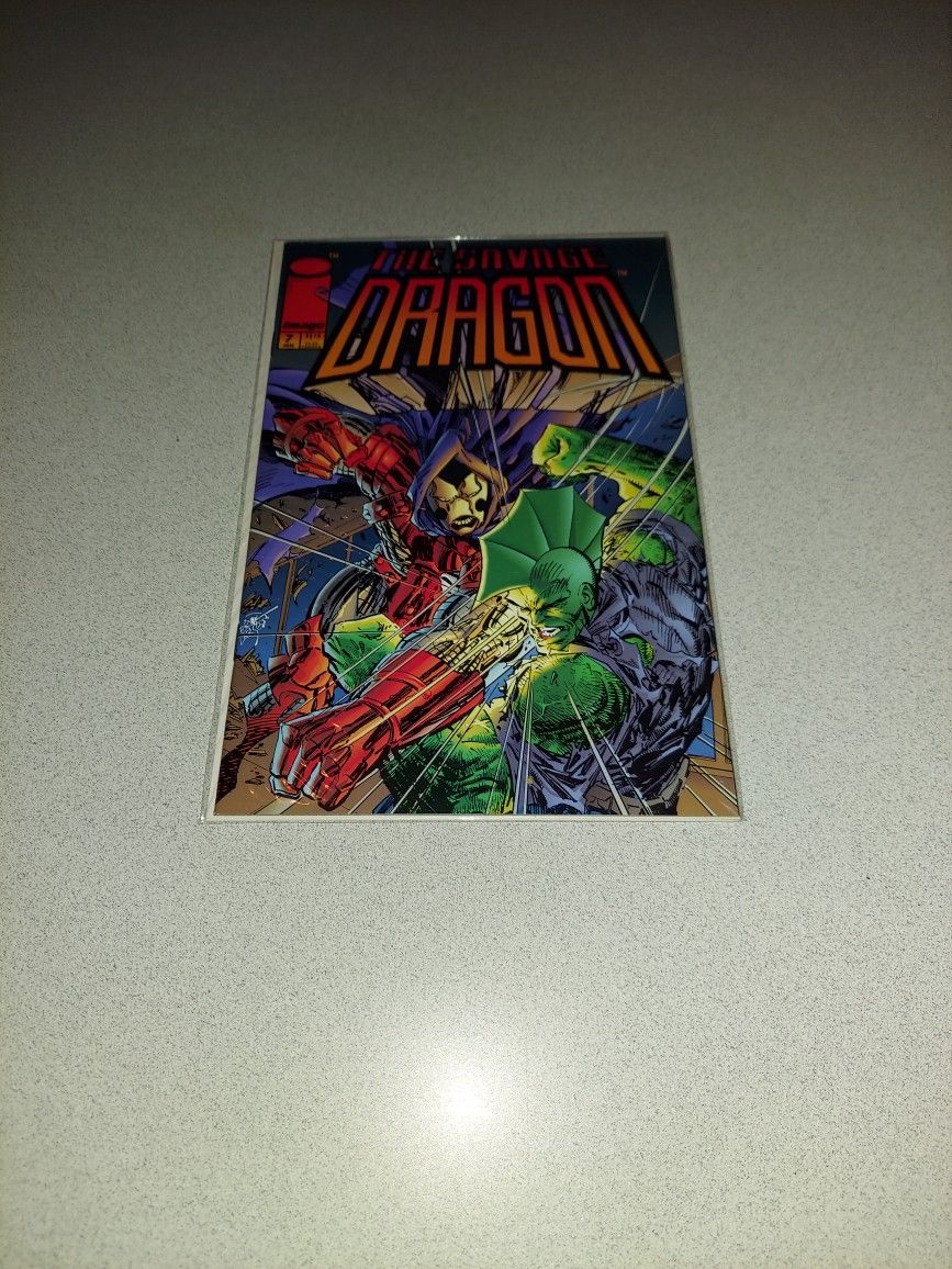 1994 THE SAVAGE DRAGON #7 COMIC BAGGED AND BOARDED