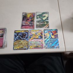 Japanese Pokemon Card Lot Of 5.