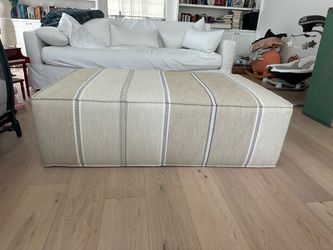 Large Anthropologie Ottoman/Coffee Table