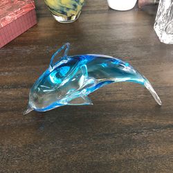 Crysral blue dolphin