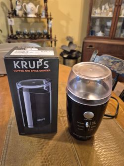 Krups fast touch coffee grinder