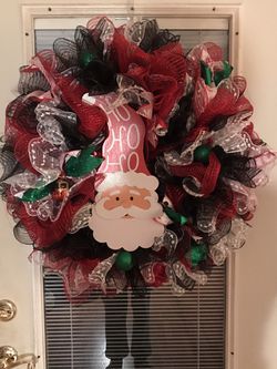 Ho Ho Ho Santa Clause Wreath