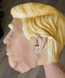 Trump Mask Costume Halloween Latex Rubber Adult Full Head