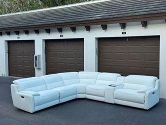🛋️ Sectional Couch/Sofa - Electric Recliners - White - Delivery Available 🚛