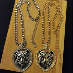 GOLD & SILVER STAINLESS STEEL NECKLACE FROM DUBAI  $20 EACH!! 🌲 PRICE HAS BEEN REDUCED!! 🌲