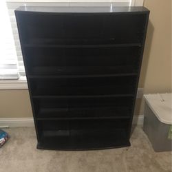 Nice Usable Stand For Collectibles, Movies, Etc!  Little Bit Of Damage Listed