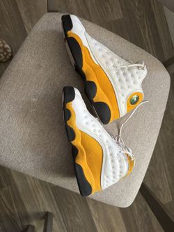 Air jordan 13 retro Del Sol white and yellow size 6