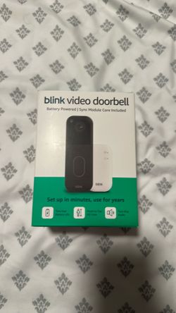 Blink video doorbell camera