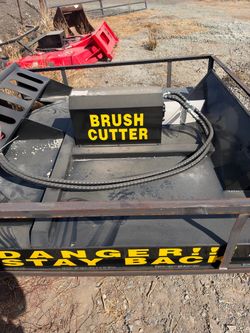 Heavy Duty Hydraulic Brush Cutter – Skid Steer Attachment
