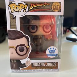 EXCLUSIVE Professor Indiana Jones Funko Pop #1357 Movies Lucasfilm Disney Ford
