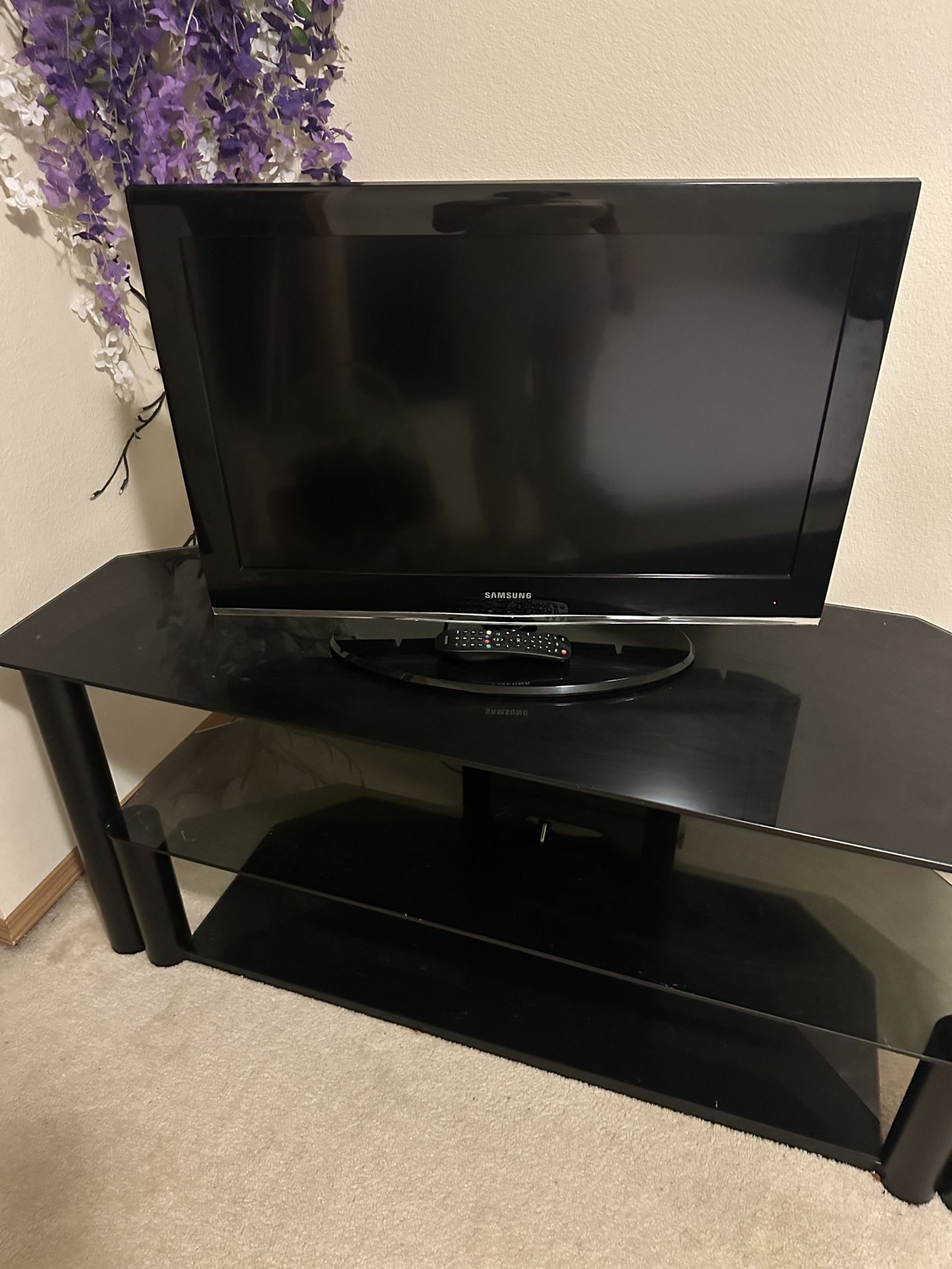 Samsung 27” Tv With Remote