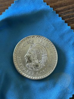 1947 Mexican 5 Pesos 