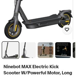 Ninebot Electric Kick Scooter 