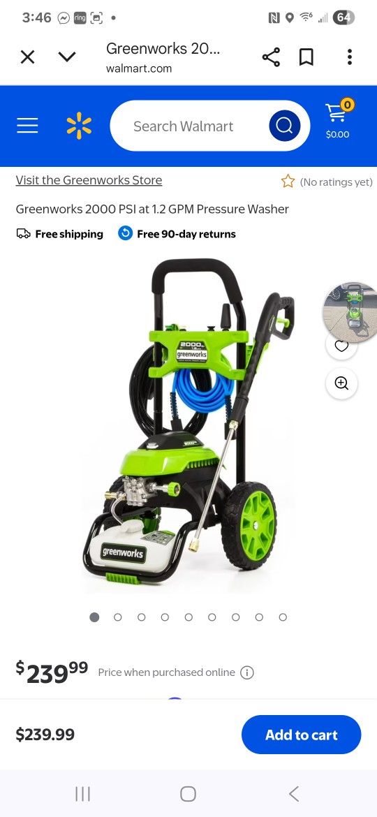 2100 Psi Power Washer