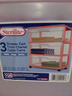 Sterilite Storage Drawers 2 Sets