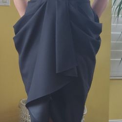 Mint Condition BeBe Pin-up Style Faux Halter Cocktail Party Dress