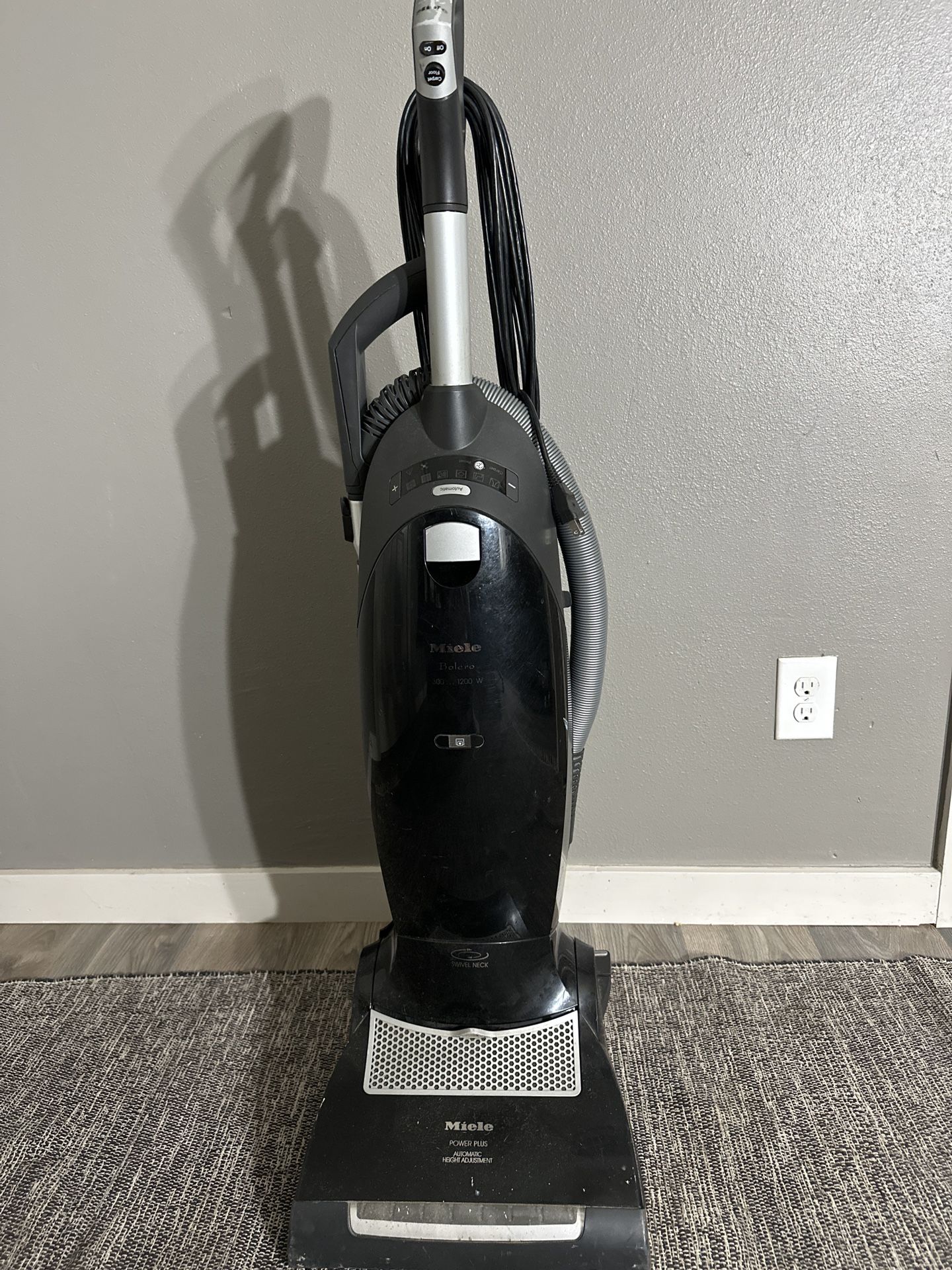 Miele Bolero with power plus auto adjustment swivel neck - runs like new $200 on eBay
