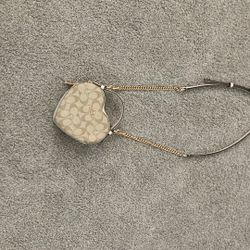 Coach heart purse