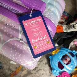 Lex And Lexie Luggage 18-in Carry-on Suitcase New