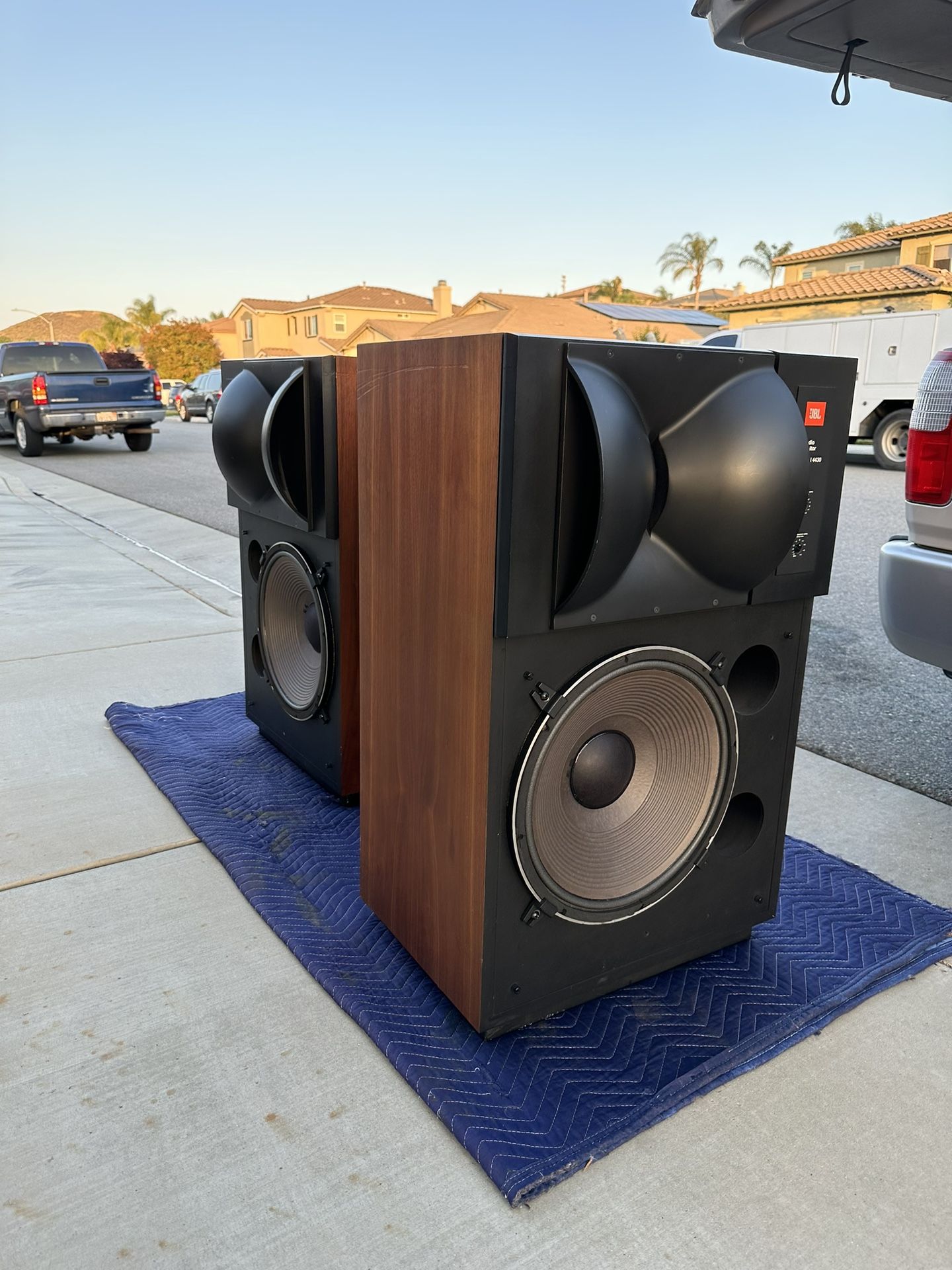 JBL 4430 Studio Monitor Vintage Speakers Pair, excellent working condition