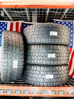 ⭐️ LT305/70R17 COOPER DISCOVERER AT3 4S ALL TERRAIN TRI-WALL REINFORCED USED TIRES 305 70 17