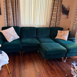 Jade Green Sofa