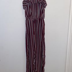Burgundy Jumpsuit