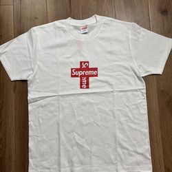 Supreme cross logo t-shirt