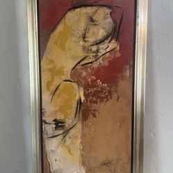 Framed Canvas Abstract Wall Art