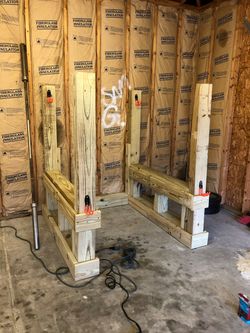 At home gym DIY Squat rack
