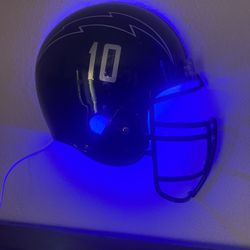 Los Angeles Chargers Custom Wall Helmet