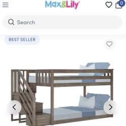 Max And Lily Twin Bunk Bed