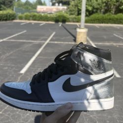 Air Jordan 1 High Silver Toe 