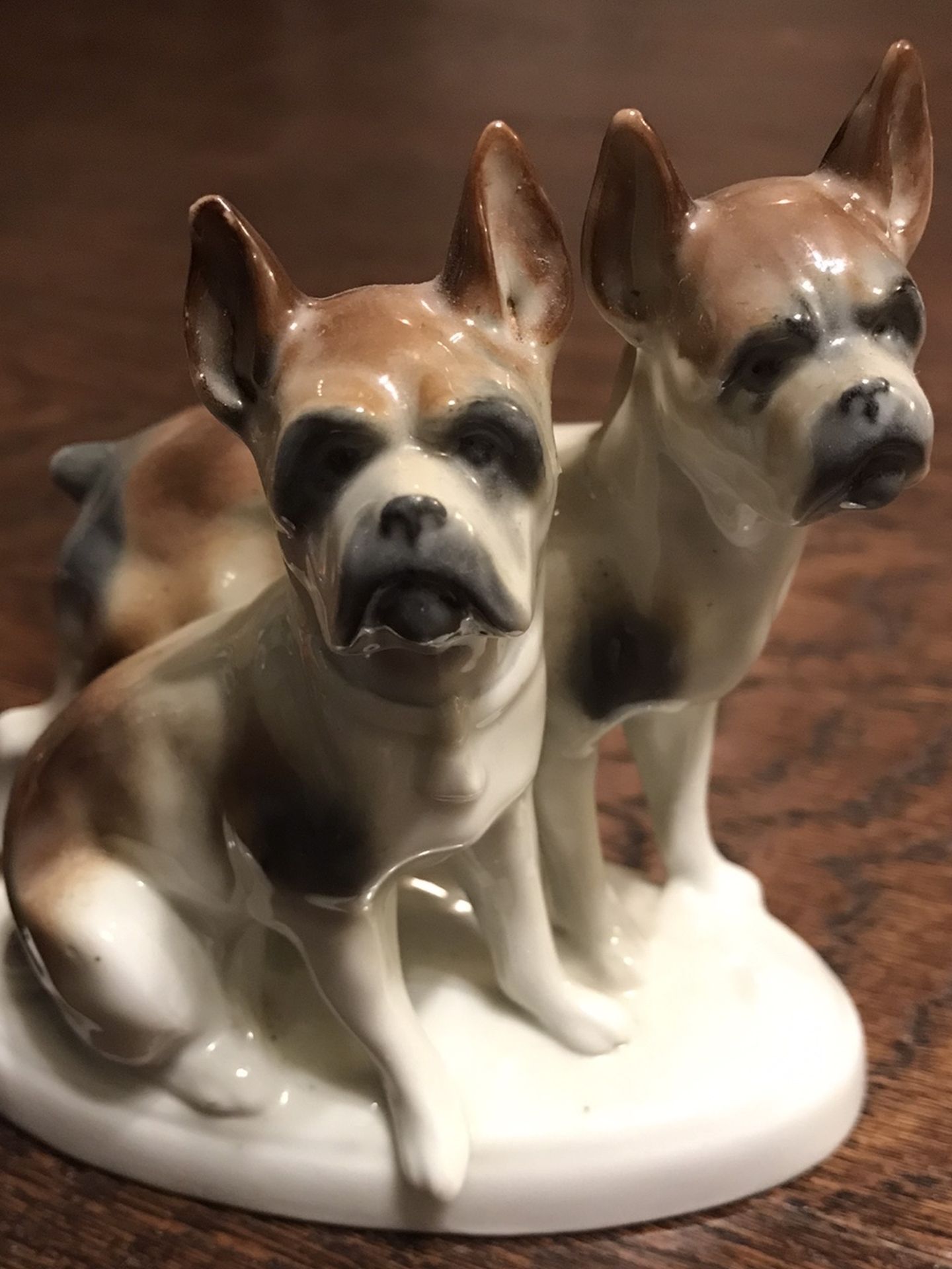 Vintage Boxer Handpainted Porcelain Collectible Figure Decoration