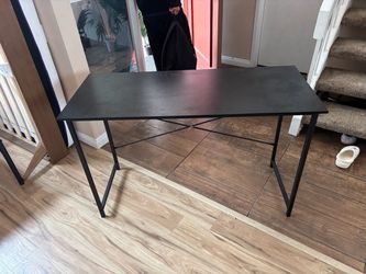 Black desk