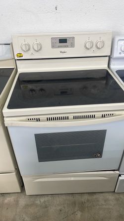 Whirlpool Electric Range Glass Cooktop