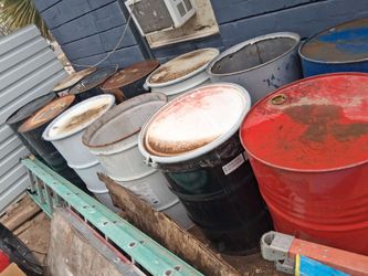 55-Gallon Steel Drums Lot
